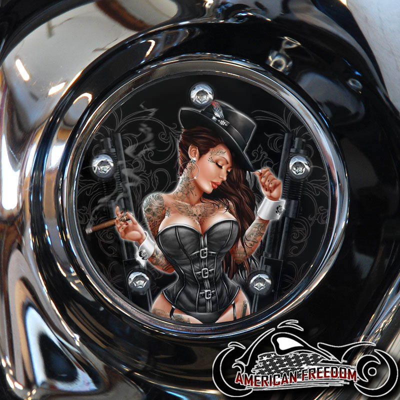 Custom Timing Cover - Gangster Pin Up